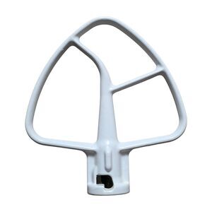 Kitchen Aid Stand Mixer Replacement Attachment White Paddle Beater 7.25" x 6.5"